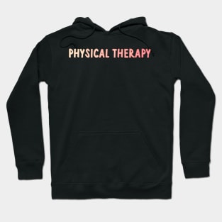 physical therapy - peach Hoodie